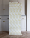 The narrow Play Runner play mat by Totter and Tumble with the Chrysanthemum Morris & Co. motif ideal as a supportive standing mat and kitchen runner
