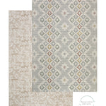 patterned play mat with reversible design