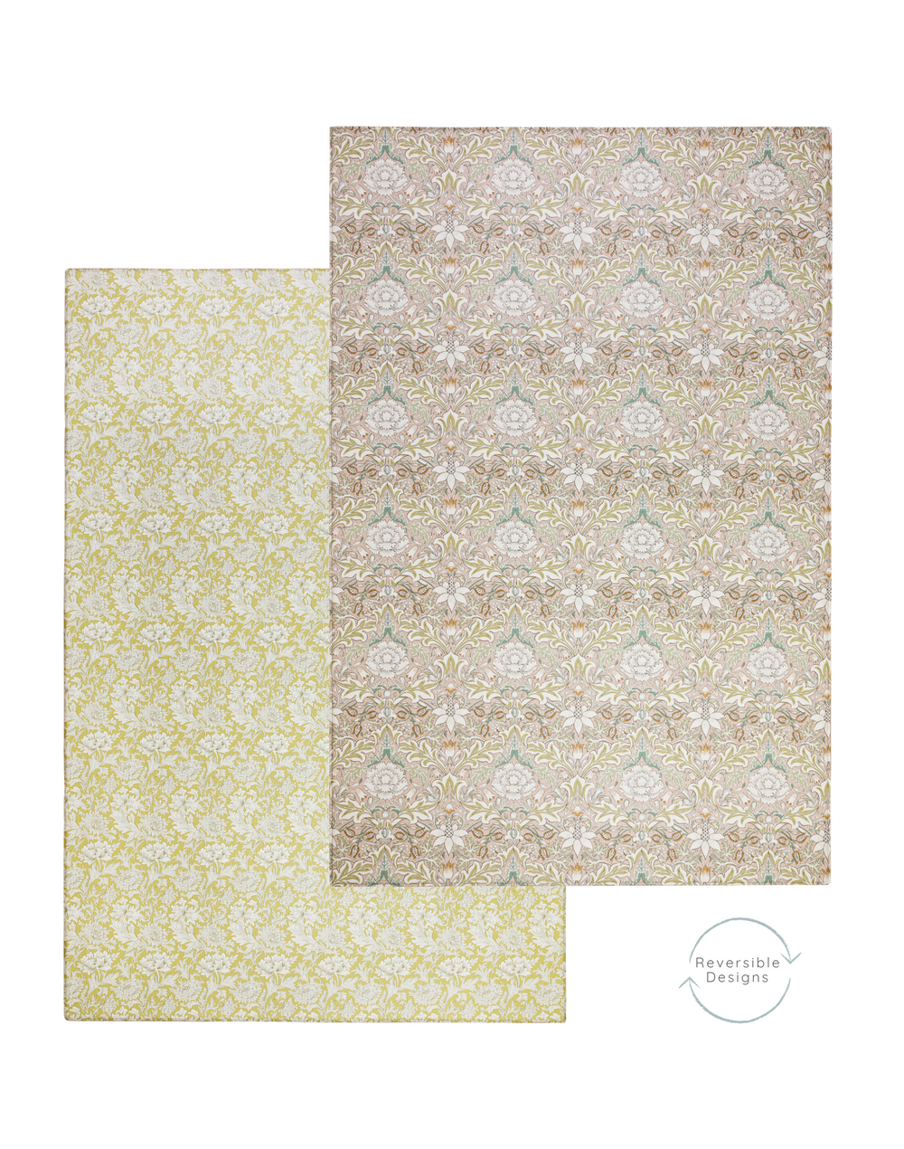 reversible play mat by totter and tumble with yellow and pink designs ideal practical area rug for family spaces
