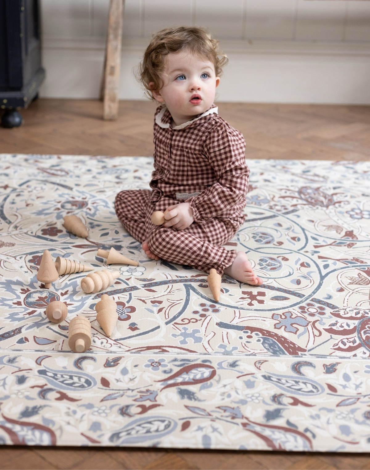Morris & Co. The Bullerswood Stone Woad Play Mat