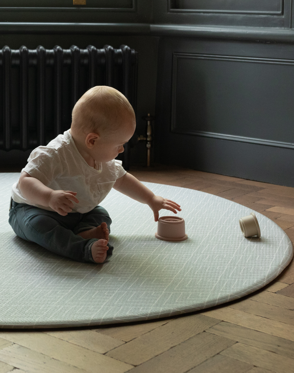Round baby online play mat