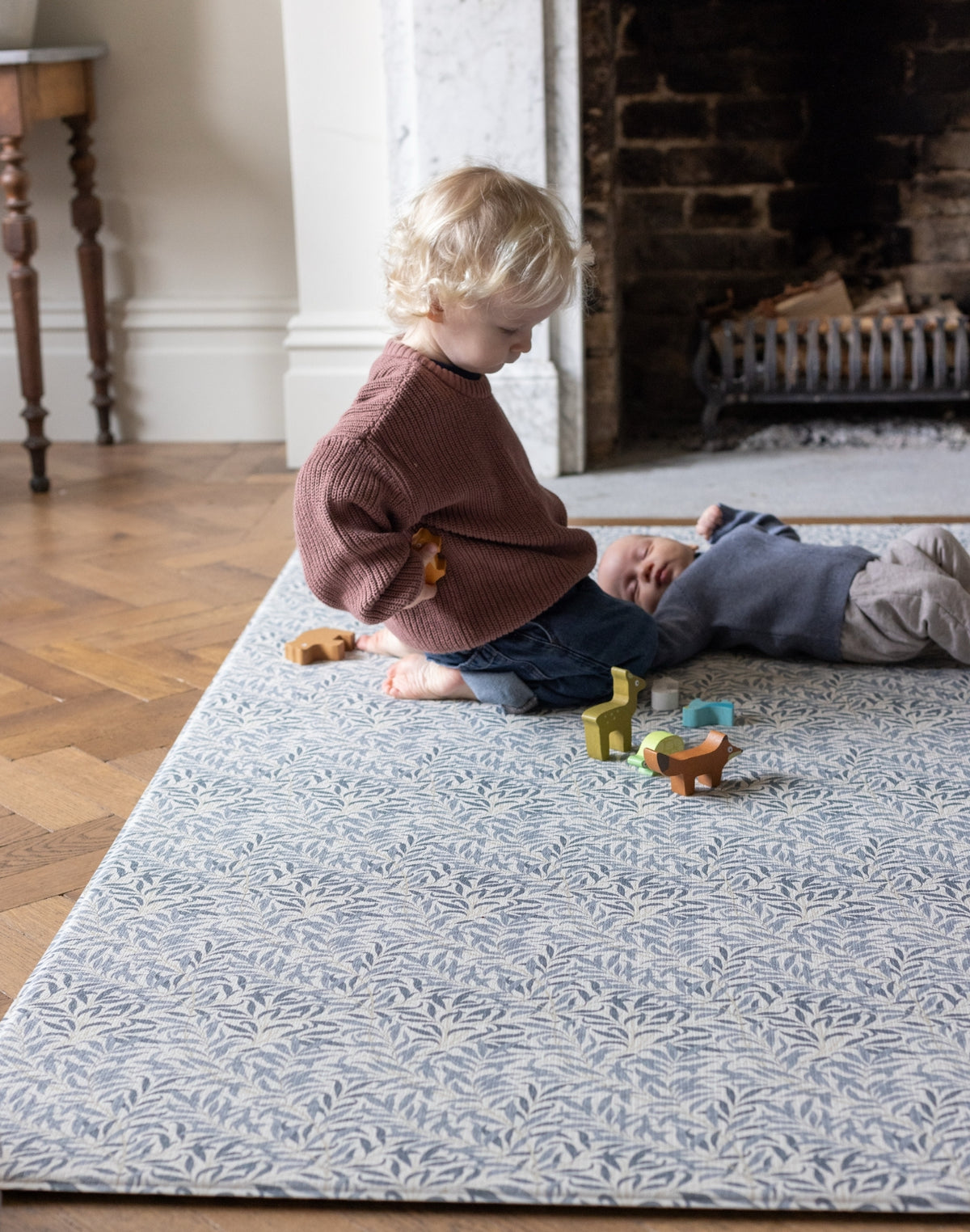 Morris & Co. The Willow Boughs Woad Play Mat