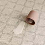 Spilt milk on the easy wipeable, safe, non toxic gatherer design play mat from totter and tumble | SKU: 26 BEACH/GATHER XL, 26 BEACH/GATHER STD, 26 BEACH/GATHER COMP