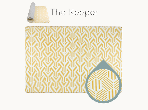 mustard yellow keeper totter and tumble luxury padded play mat for the floor foam playmat for newborn babies 