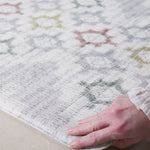 video showing geometric and floral reversible play mat in thick safe memory foam