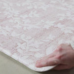 video showing geometric and floral reversible play mat in thick safe memory foam
