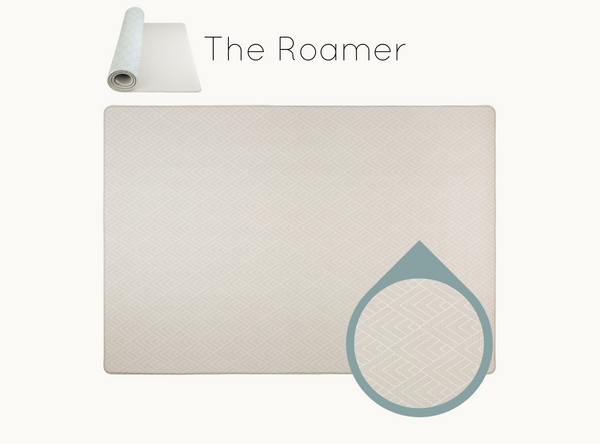 roamer chevron totter and tumble luxury padded play mat for the floor foam playmat for newborn babies 